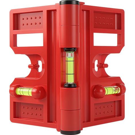 Niveau d'angle magnétique pour poteaux – Outil de nivellement précis pour projets de bricolage et de construction, niveau à bulle fiable, outil de mesure professionnel