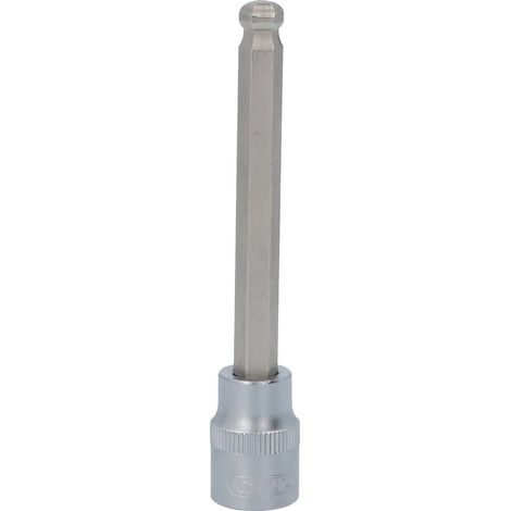 3/8" Douilles tournevis 6 pans intérieur à tête sphérique, longues, 8mm (1/5)