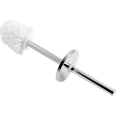 Novaservis Accessoires de salles de bain - Brosse de toilette de rechange, plastique/chrome 6159,Y0