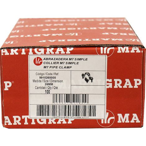 100 colliers simple M7 x 150 - Tube Ø26 - Arcanaute (1/4)