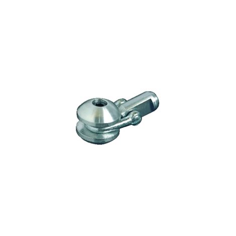 roue de glissement en aluminium m5 diam. 30mm (1/2)