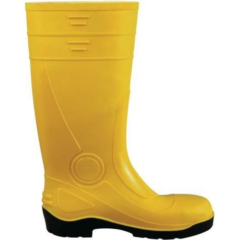 Bottes de sA curitA  au travail en PVC N 42 jaune impermA able antidA rapant