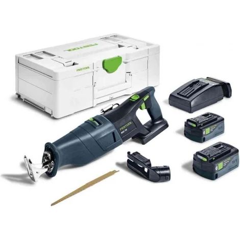 Scie sabre sans fil RSC 18 5.0 EB-Plus - FESTOOL - avec 2 batteries 18V 5.0 Ah - 576948