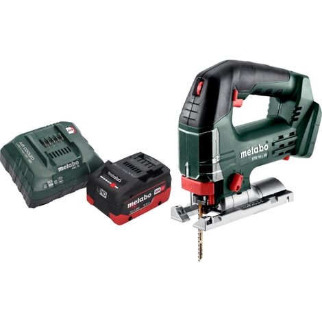 Metabo STB 18 L 90 Scie sauteuse sans fil 18 V 90 mm + 1x batterie LiHD 5,5 Ah + chargeur (1/5)