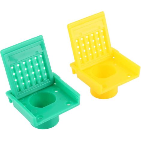Set mit 2 Bienenstock-Lüftungsfenstern, Imkerwerkzeug, Imkerausrüstung, gelbe Ausrüstung für Imker, Bienenstock-Lüftungsöffnung, 2 Bienenstock-Lüftungsteile