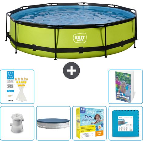 Exit Pool Rund - 360x76 cm - 7-teilig S276