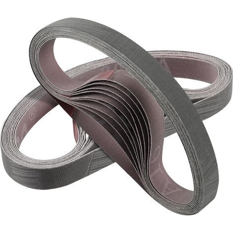 10 Abrasive Belts 12.5x305mm 1200 Grit Ceramic for Knife Sharpeners and Tools