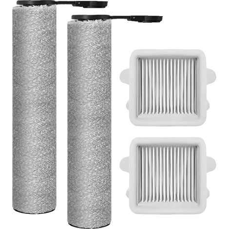 Brosse de rouleau d'aspirateur, haute durabilité, remplacement facile, Beige (1/2)