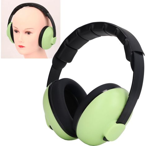 Casque antibruit NRR 31 dB, protection auditive de qualité industrielle, antibruit, assistance sensorielle et attentionnelle, vert matcha 116 (1/5)