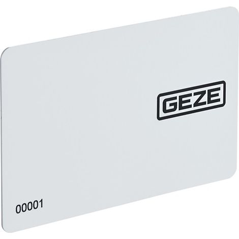 Sistema de control de acceso Tarjeta de identificación MIFARE DESFire EV2 Tarjeta de identificación blanca Tarjeta de transpondedor RFID GEZE (1/3)