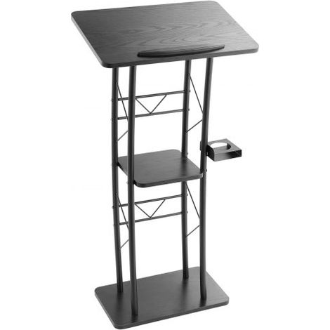 Pupitre de Conférence 118 cm - Podium en Métal Lutrin pour (1/5)