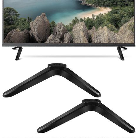 Pieds universels pour support TV, support de table pour TV, pieds de rechange, compatibles avec la plupart des téléviseurs LCD/LED de 32 à 55 pouces. (1/5)