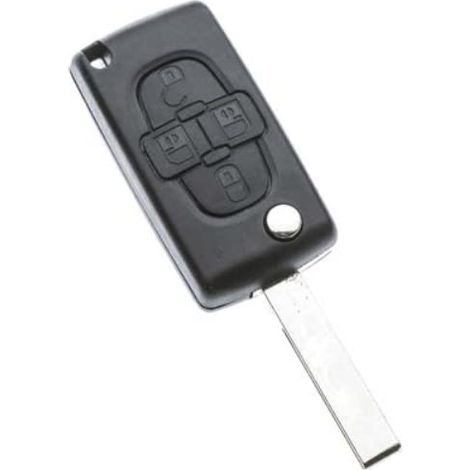 Guscio Chiave Auto Citroen HU83CRS7 Silca Pulsanti 4