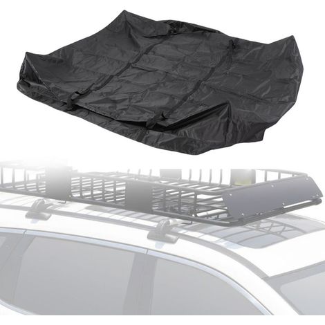 Bache de Protection Pour Rack de Toit Oxford 420D Argenté Imperméable, Sac de Rangement Top Car (1/5)