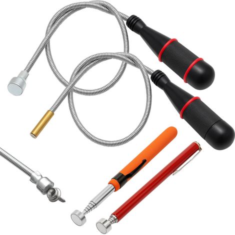 4 Pièces Tige Magnétique Aimantée, Aimant Mécanique Flexible Long (1/5)