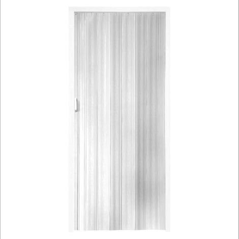 Bianco Economy Porta a Soffietto Magnetica Scorrevole Interno
