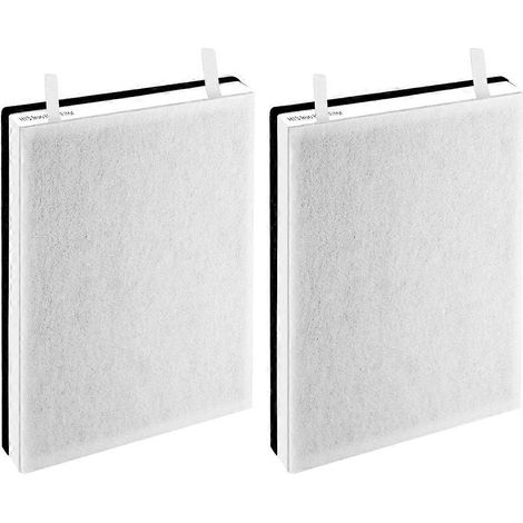 Lot de 2 filtres HEPA haute efficacité de remplacement pour purificateur d'air Levoit Vital 100 (Vital100-RF).