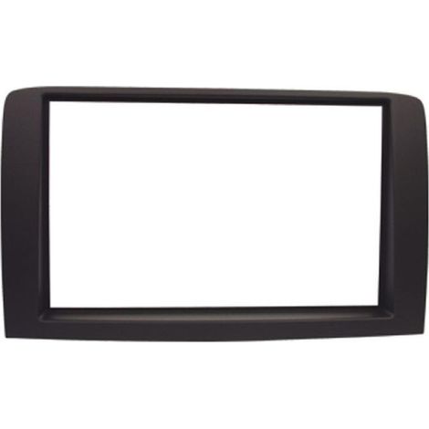 Facade autoradio 2DIN compatible avec Fiat Idea ap05 - Gris Anthracite