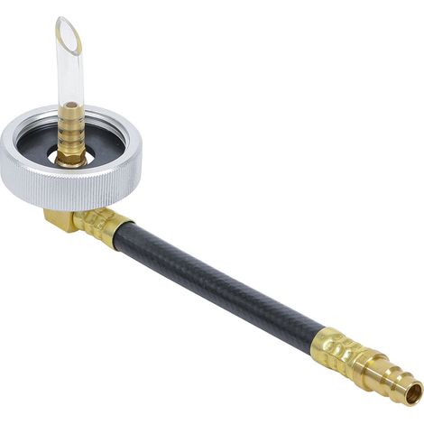 Bremsentlüftungsadapter bgs Aluminium Silber 6.3 mm