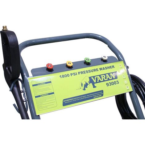 Varan Motors – Nettoyeur haute pression thermique 2100 PSI 150 BAR – Moteur 163cc 6.5CV – Débit 8 L/min – Pour nettoyage efficace véhicules et surfaces