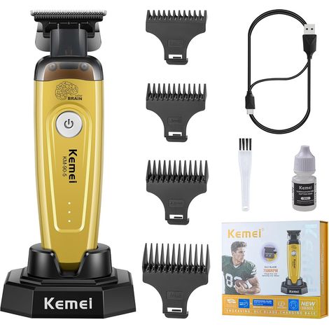 Tondeuse à cheveux et barbe Sans Fil 90-5 pour homme, Lame DLC (1/5)