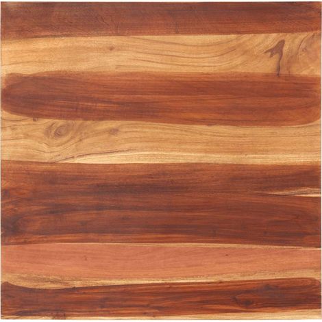 Tablero de mesa madera maciza de acacia 15-16 mm 70x70 cm vidaXL
