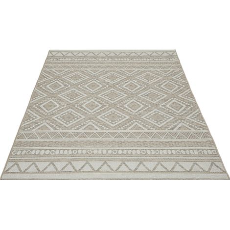 Mömax Flachwebeteppich Ottawa 2 in Beige ca. 80x200cm (1/3)