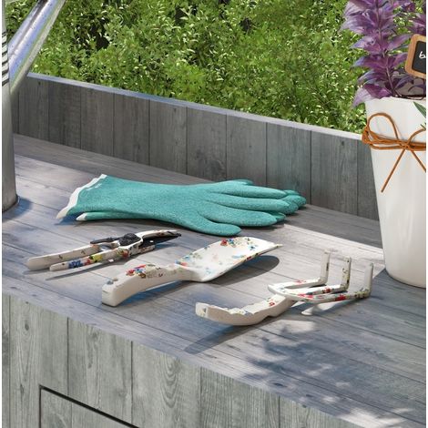 Set de herramientas de jardín de 3 piezas de aluminio multicolor OKMYHOME (1/5)