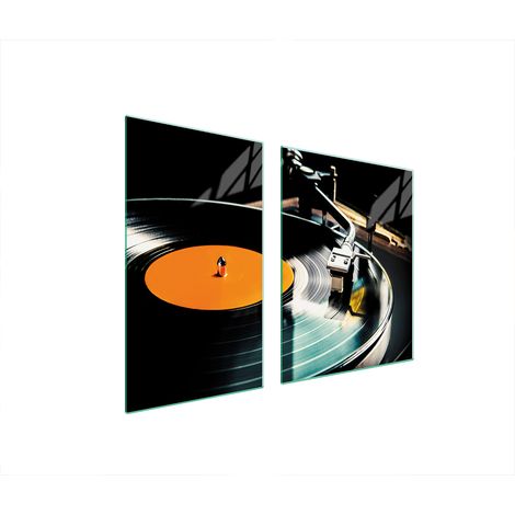 Glasplatte und Schneidebrett 100x52 VINYL (1/5)