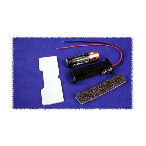 N/A 2 x LR06 Hammond Electronics BH2AAW plastique noir 1 pc(s) (1/2)