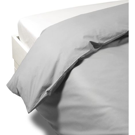 Parure de lit 4 pièces en 100% coton Housse Couette Douce et Elégante, Lavable et Facile d’Entretien Housse de Couette 200x200 et Autres Tailles (1/2)