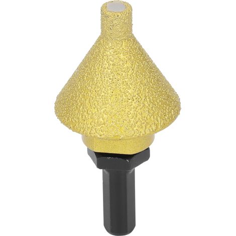 Embout Diamant Biseauté Chanfrein 38mm Élargissement Perçage Meulage avec Tige Adaptateur M14 (1/5)