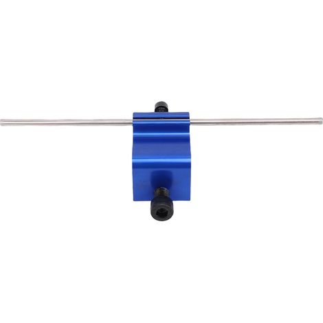 Universelles, leichtes Kettenrichtwerkzeug aus Aluminium 08-0048 Blau für Motorrad, ATV, UTV, Roller (1/5)