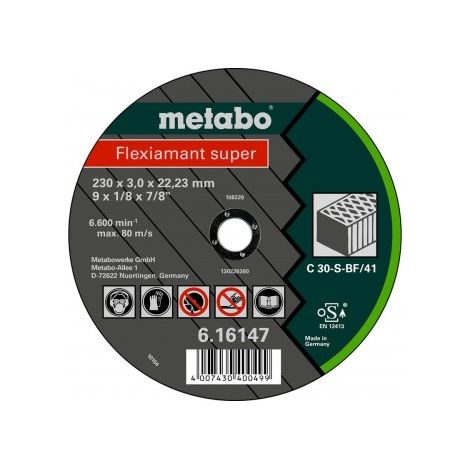 Flexiamente Super 180x3.0x22.23 Piedra. Desconectores 25 Pack VPE: 25