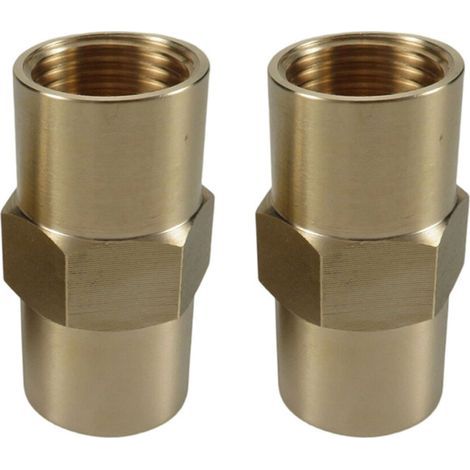 Adaptateur de tuyau de soudage, coupleur de tuyau arqué-2 pièces (1/2)