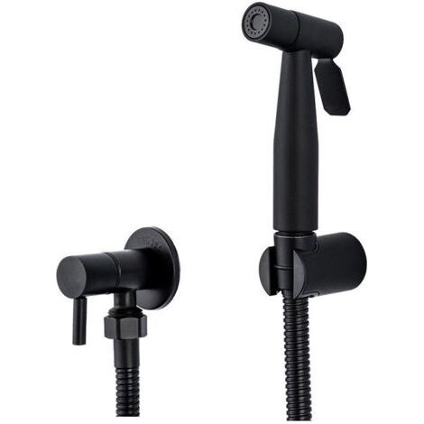 LAN Pulvérisateur de toilette en acier inoxydable salle de bain toilette poche bidet papier couche nettoyage pulvérisateur Kit (1/5)