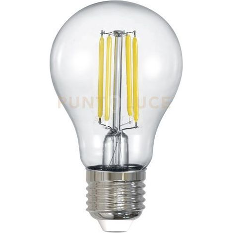 LAMPADINA LED WIRE GOCCIA TRASPARENTE TEMPERATURA DI COLORE REGOLABILE CON INTERRUTTORE 7W, 806LUMEN, 2.200K-2.700K-3.000K D.6CM H. 10,5CM