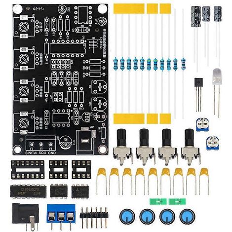 Module générateur de signaux fonctionnels ICL8038 (sinusoïdal, carré, triangulaire) pour kit d'entraînement au soudage DIY (sans boîtier). (1/5)