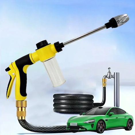 Nettoyeur haute pression pour voitures – Puissant nettoyeur de tuyau (37 x 1,4 cm) outil de lavage pour voitures, camions et motos idéal pour les stations de lavage auto, motos, camping-cars et équi (1/3)