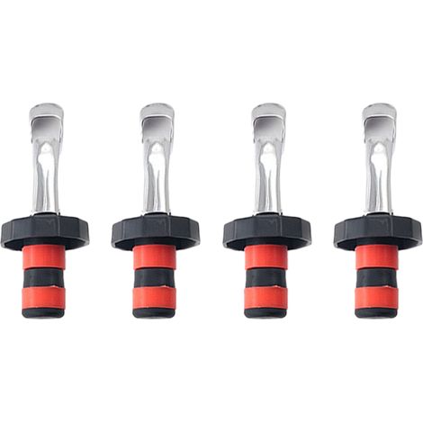 Bouchons à vin, bouchons de bouteille en silicone alimentaire, bouchons de boisson extensibles manuels (1/5)
