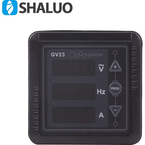 GV23MKII - Digital AC parameter indicator for generator sets: measures voltage, frequency and current.