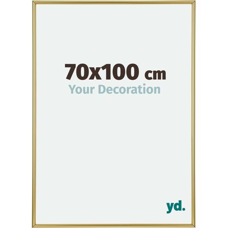yd. - Cadre photo 70x100 - Or - Plastique - Annecy