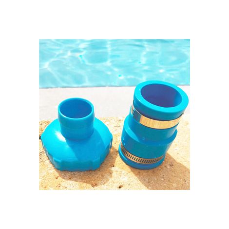 Kit d adaptateur pour tuyau d aspiration de piscine – Compatible Intex 11238 – Avec 2 colliers de serrage – Raccord flexible-Deux lots