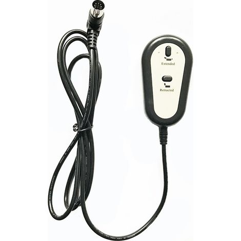 Poltrona reclinabile elettrica, telecomando, sedia regolabile, 2 pulsanti