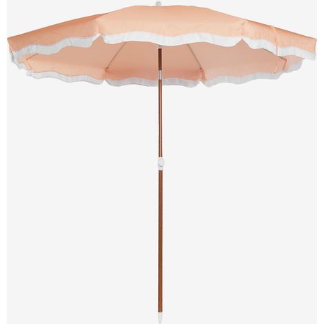 SKLUM Jarko Sonnenschirm Ø230 cm aus Stoff und Stahl Orange Pfirsich                                  