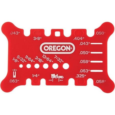 Oregon – Outil de mesure pour jauge d'épaisseur – Précision 0,1mm – Pour bois dur et teck – 556418