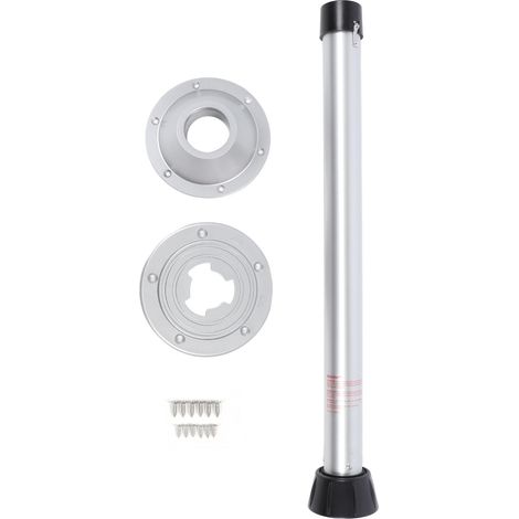 Pied de Table détachable pour camping-car, Base en alliage d'aluminium anodisé de 650mm pour remorque, ponton, pont, Yacht (1/5)