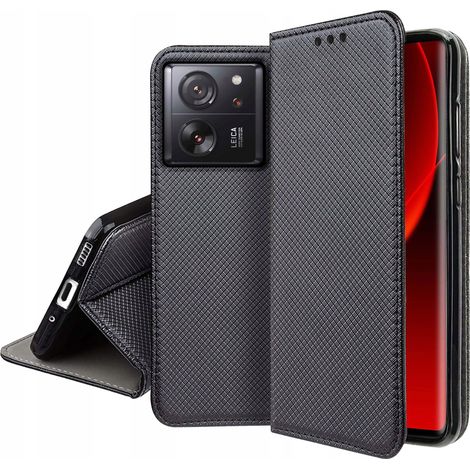 Custodia per Xiaomi 13T SMART MAGNET BOOK CASE CHIUSA + VETRO PROTETTIVO 9H (1/5)