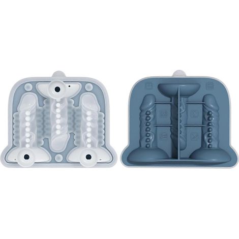 Moules à glaçons en silicone pour farces, pour whisky, cocktails, jus, plateau à glaçons en forme d'orgue pour enterrement de vie de garçon, noir, taille unique (1/3)