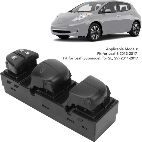 Elektrischer Fensterheberschalter für Nissan Leaf 2011-2017 - Hauptschalter links (Fahrerseite) 254013NF0A mit Einklemmschutz (1/5)